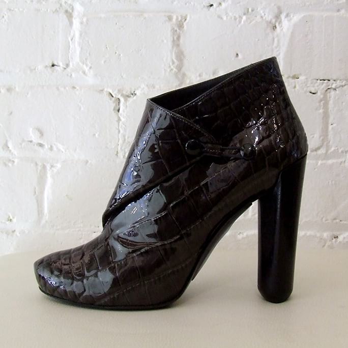 Louis Vuitton patent leather shoe-boot, size 39, $400 NZD