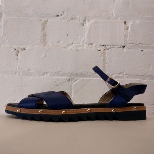 Indigo Italian sandals.