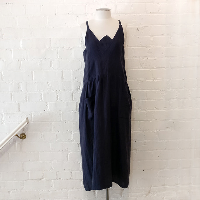 Otsu oversize linen dress, size o/s, $200 NZD