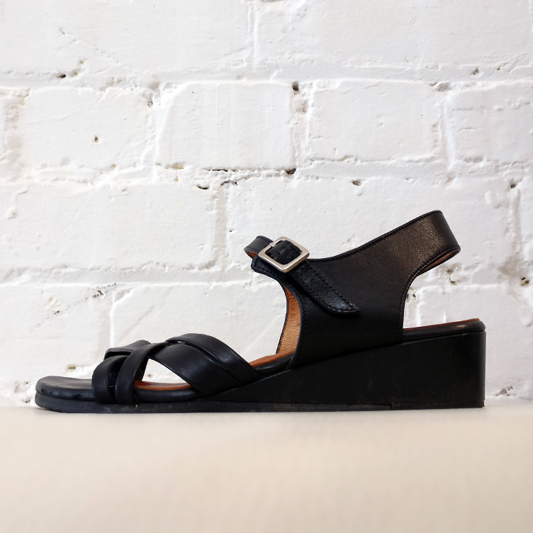 Minnie Cooper open toe wedge sandal, size 39, $150 NZD