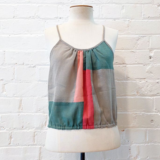 Vintage linen camisole top.