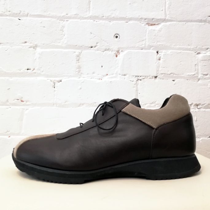 Bowling-style shoe.