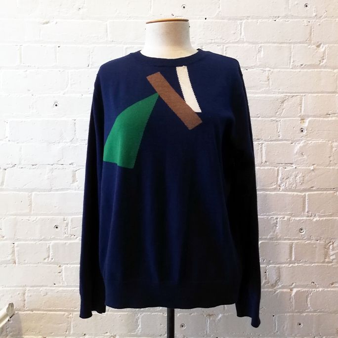 Merino crew top.