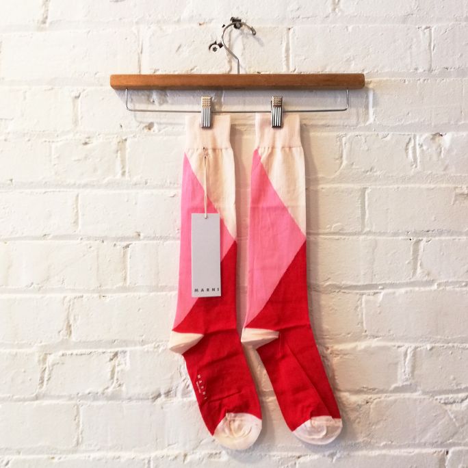 Calf sock. Unworn, original price tags still on!