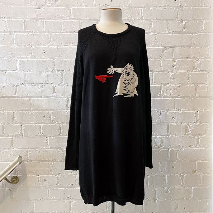 Knit dress.