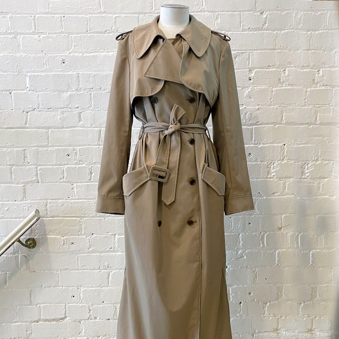 Classic trench coat.