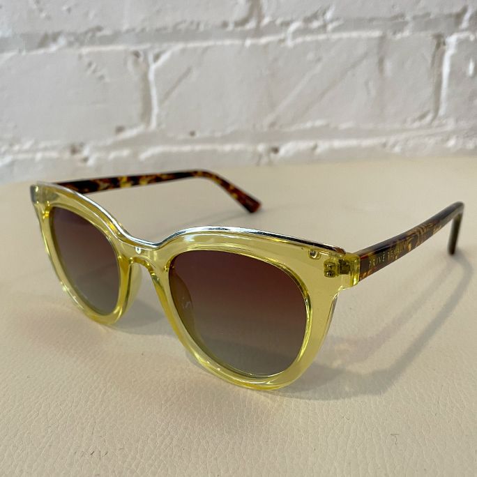 Catseye sunglasses.